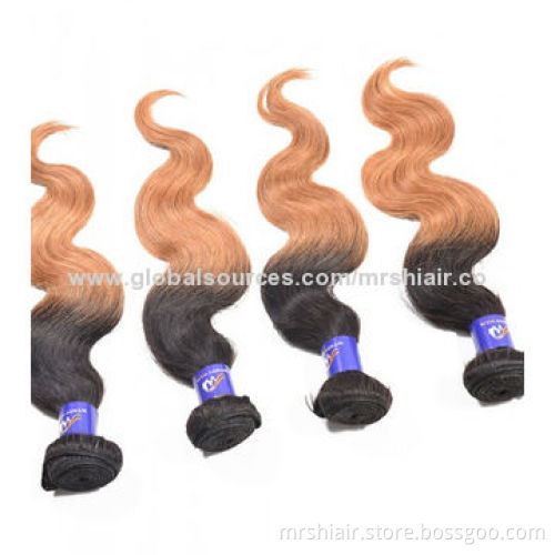 20-inch Omber Color Weight 100g Brazilian Virgin Hair Extensions